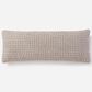 Sunday Citizen Snug Waffle 14" x 36" Lumbar Throw Pillow
 in Taupe, , large