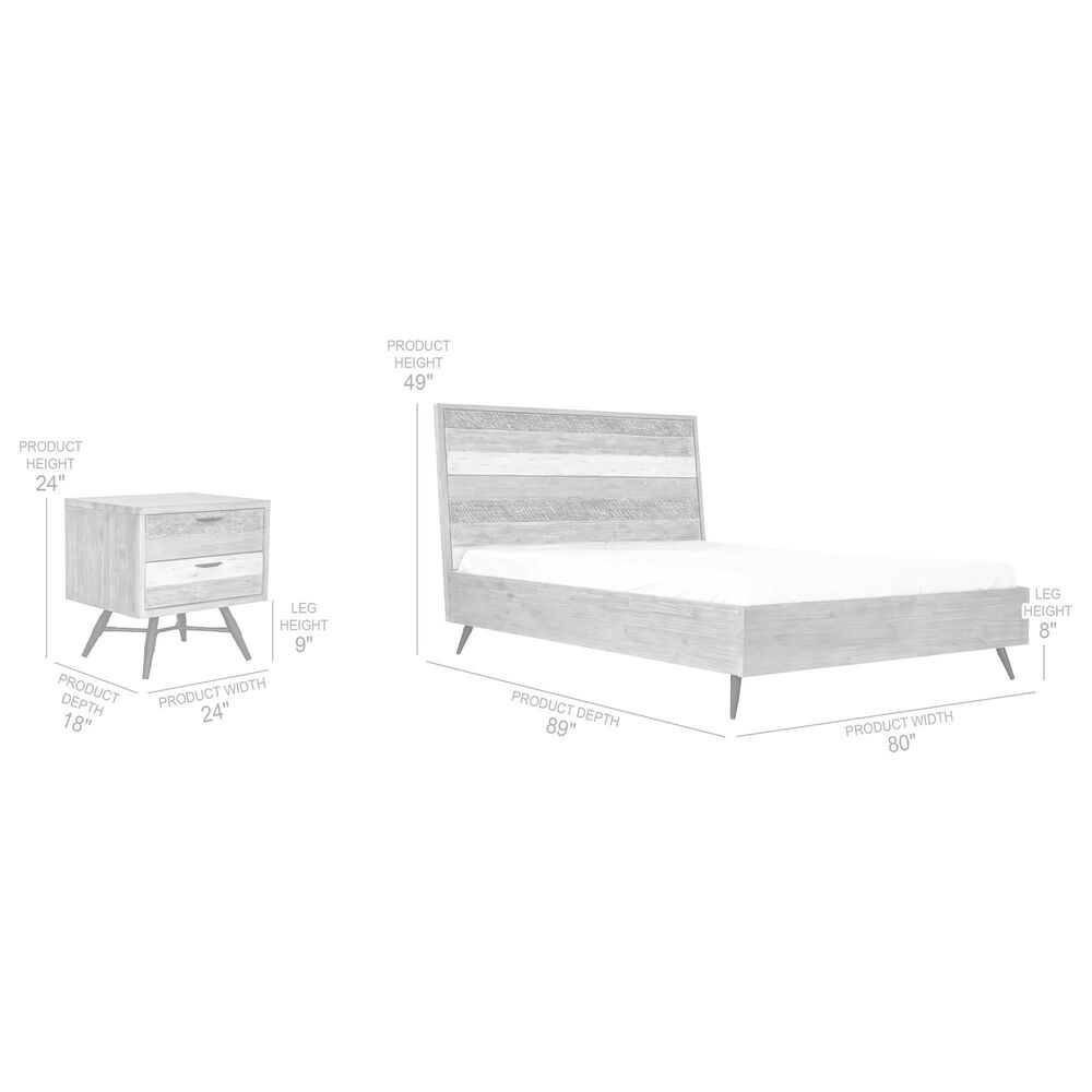 Blue River Bridges 3-Piece King Bed Set in Natural and Gray, , large