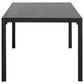Linon Home Decor Holland 64" Outdoor Dining Table in Black, , large