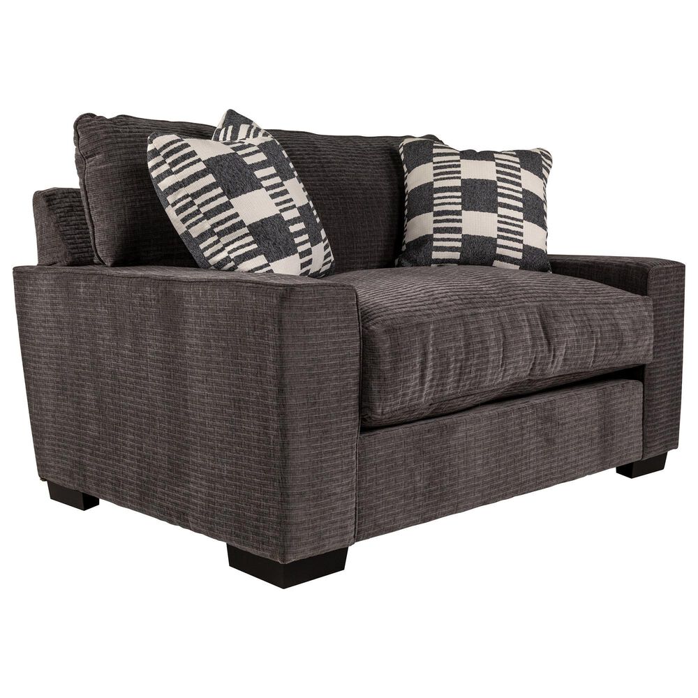 Michael Nicholas Designs Troy Chair and a Half in Lift Charcoal, , large