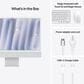 Apple 24-Inch iMac with Retina 4.5K display: Apple M4 Chip with 10-core CPU and 10-core GPU 16GB Unified Memory, 256GB SSD in Silver (Latest Model), , large