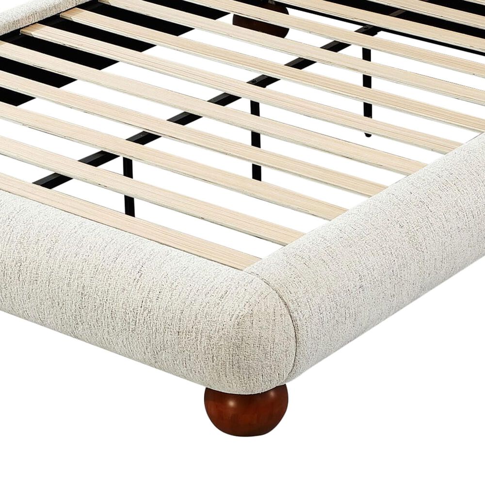 37B Anansi Afra Eastern King Upholstered Platform Bed in Chinchilla, , large