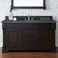 James Martin Vanities Brookfield 60" Single Bathroom Vanity in Burnished Mahogany with 3 cm Parisien Bleu Quartz Top and Rectangular Sink, , large