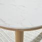 Ashley Sawdyn Dining Table in Light Brown and White - Table Only, , large