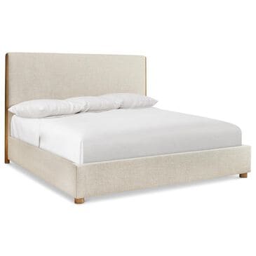 Bernhardt Brasea King Upholstered Panel Bed in Lume, , large