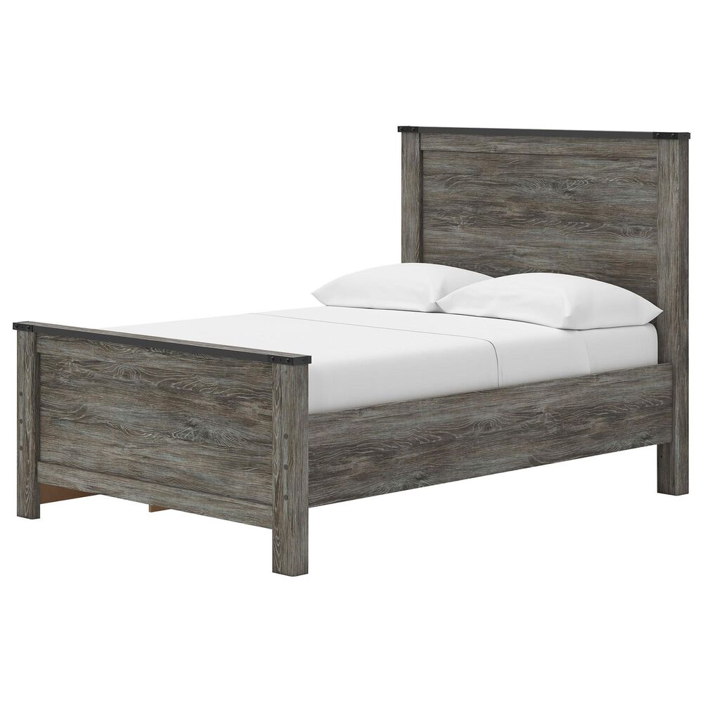 Ashley Frandern 6-Piece Full Panel Storage Bedroom Set in Rustic Warm Gray, , large