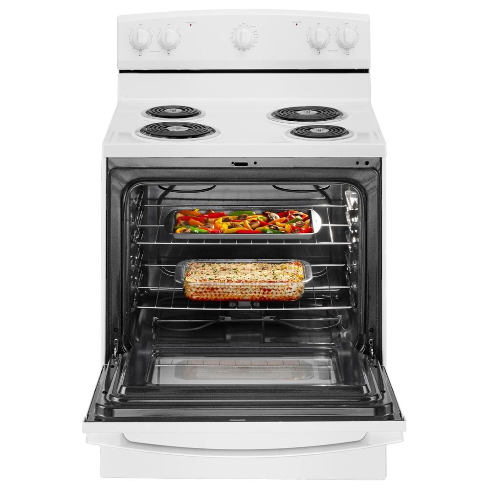 Amana 4.8 Cu. Ft. Electric Range with Knob Controls in White, , large
