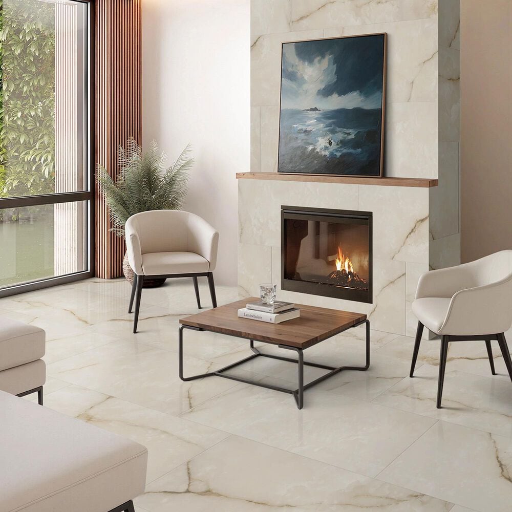 Shaw Astoria Chiffon 24" x 48" Matte Porcelain Tile, , large