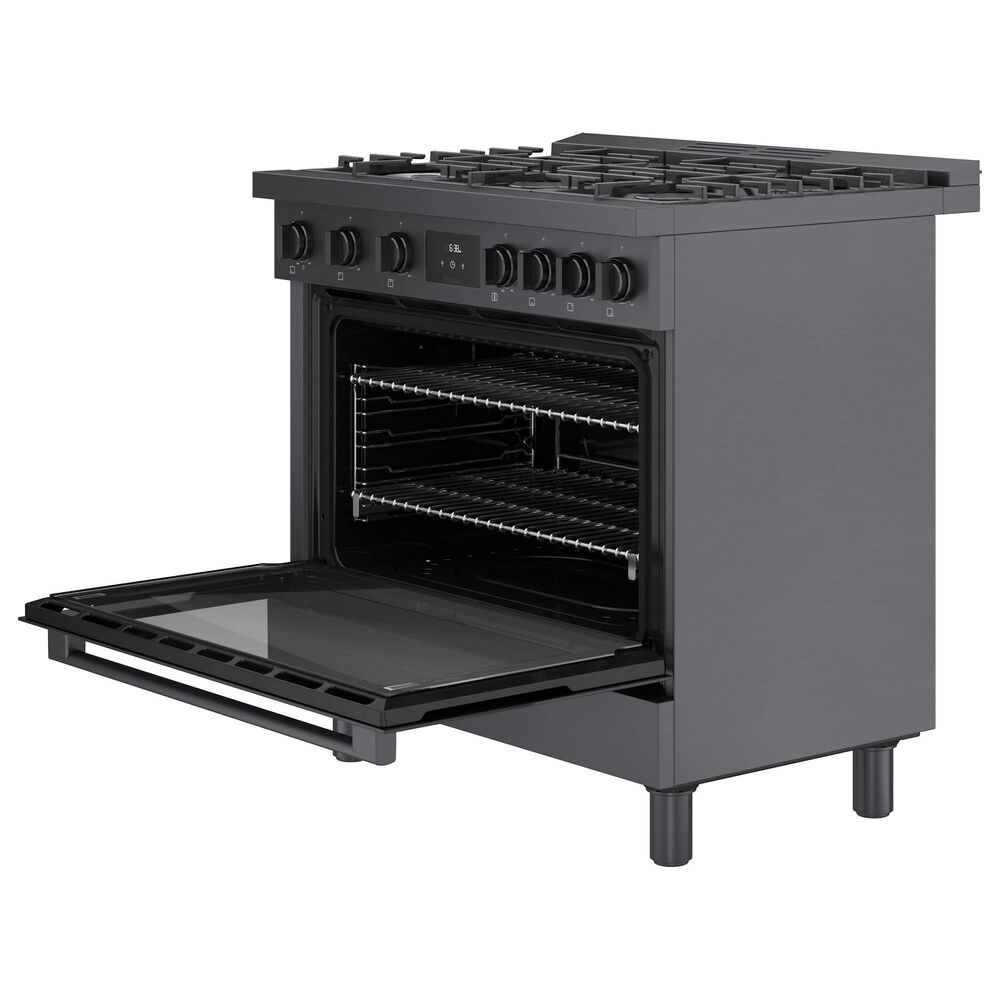 Bosch 36&quot; Freestanding Gas Range in Black Stainless Steel, , large