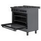 Bosch 36" Freestanding Gas Range in Black Stainless Steel, , large