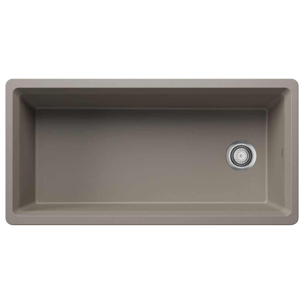 Blanco Inteos 39&quot; Undermount Single Bowl Kitchen Sink in Truffle, , large