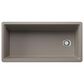 Blanco Inteos 39" Undermount Single Bowl Kitchen Sink in Truffle, , large