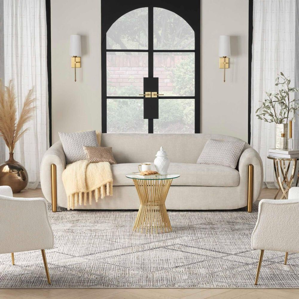 Nourison Sparkle ILI03 Grey 7'10" x 9'10" Area Rug, , large