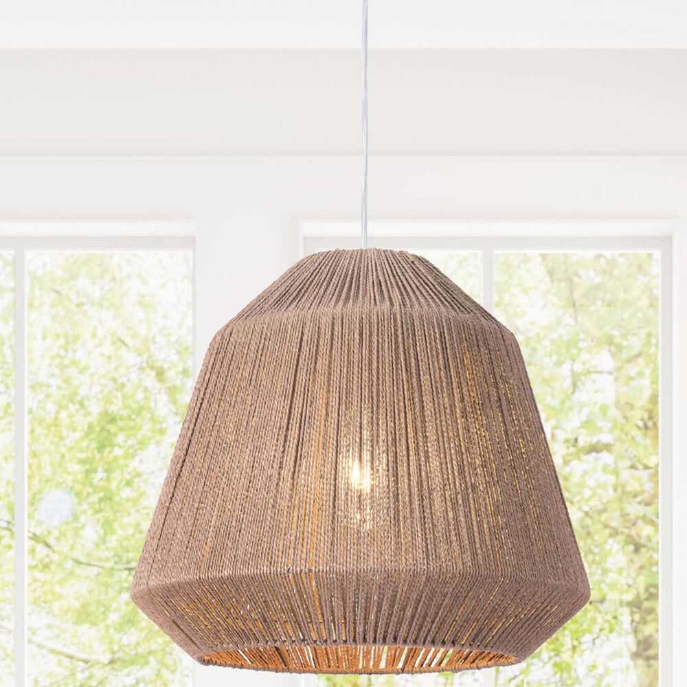 Zuo Modern Impala 56093 Ceiling Lamp in Brown, , large