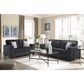Ashley Altari Stationary Sofa and Loveseat Set in Slate, , large