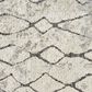 Feizy 3872F Kano Ivory / Gray 2"2" x 3" Area Rug, , large