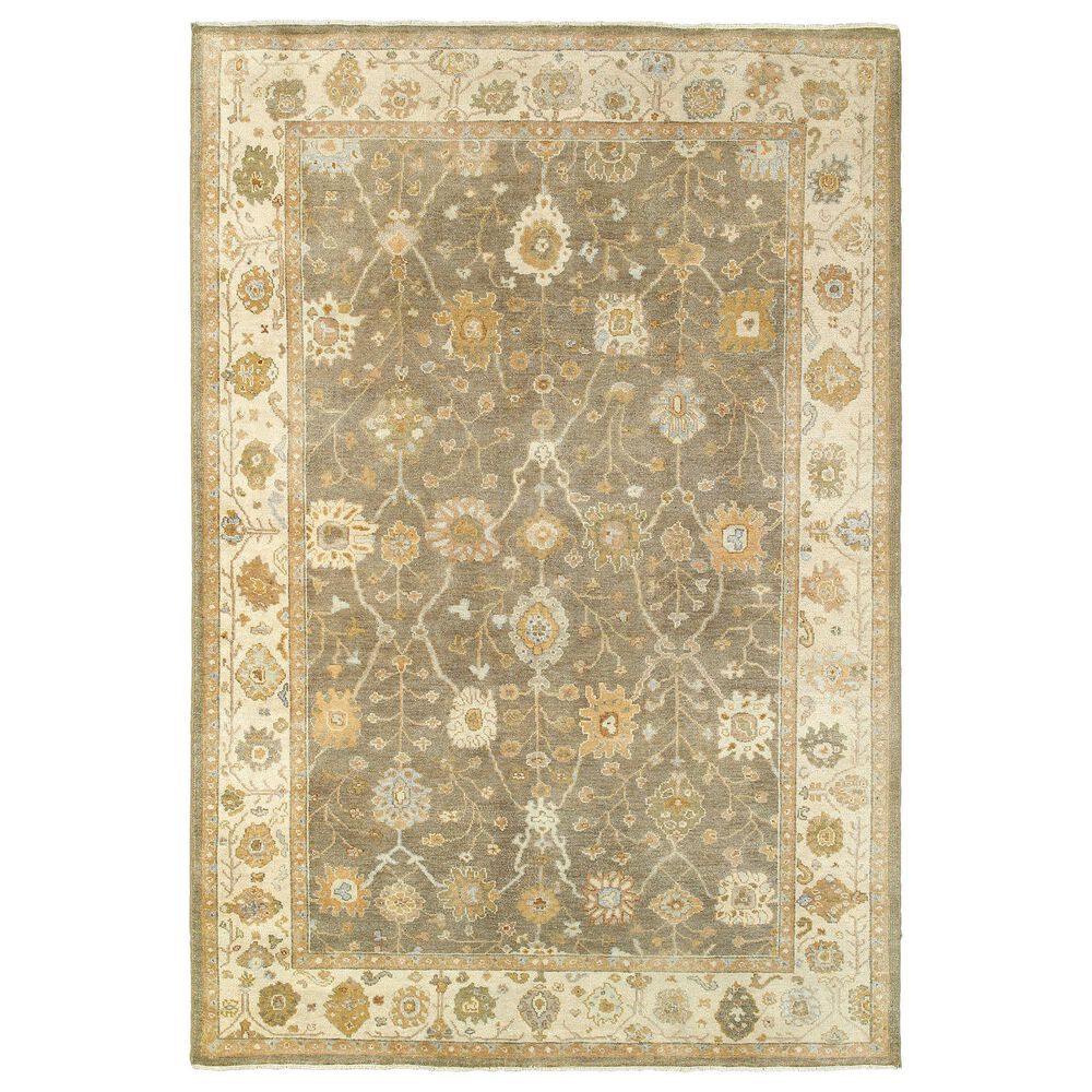 Oriental Weavers Palace Brown and Beige 2" x 3" Area Rug, , large