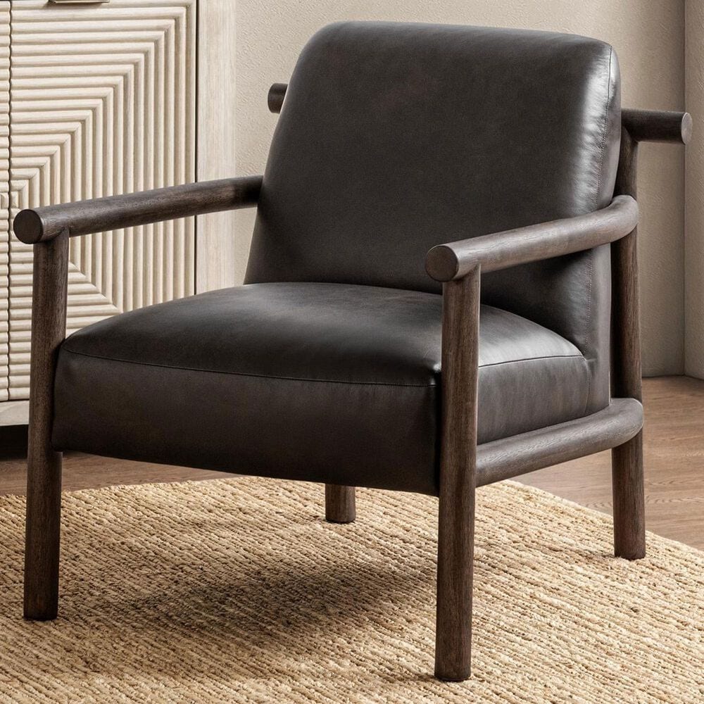 Classic Home Azoria Accent Chair in Dark Roast, , large