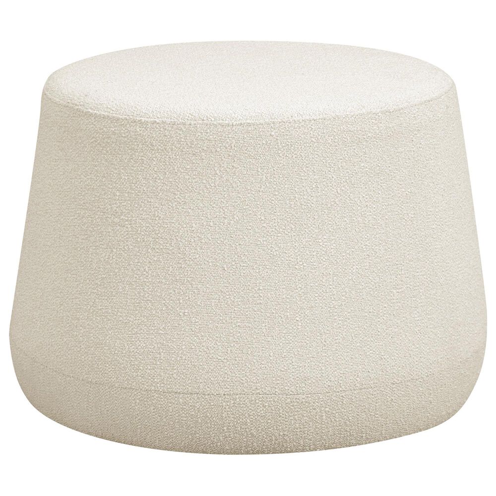 Lifestyle Solutions Grant Round Ottoman in Snow, , large