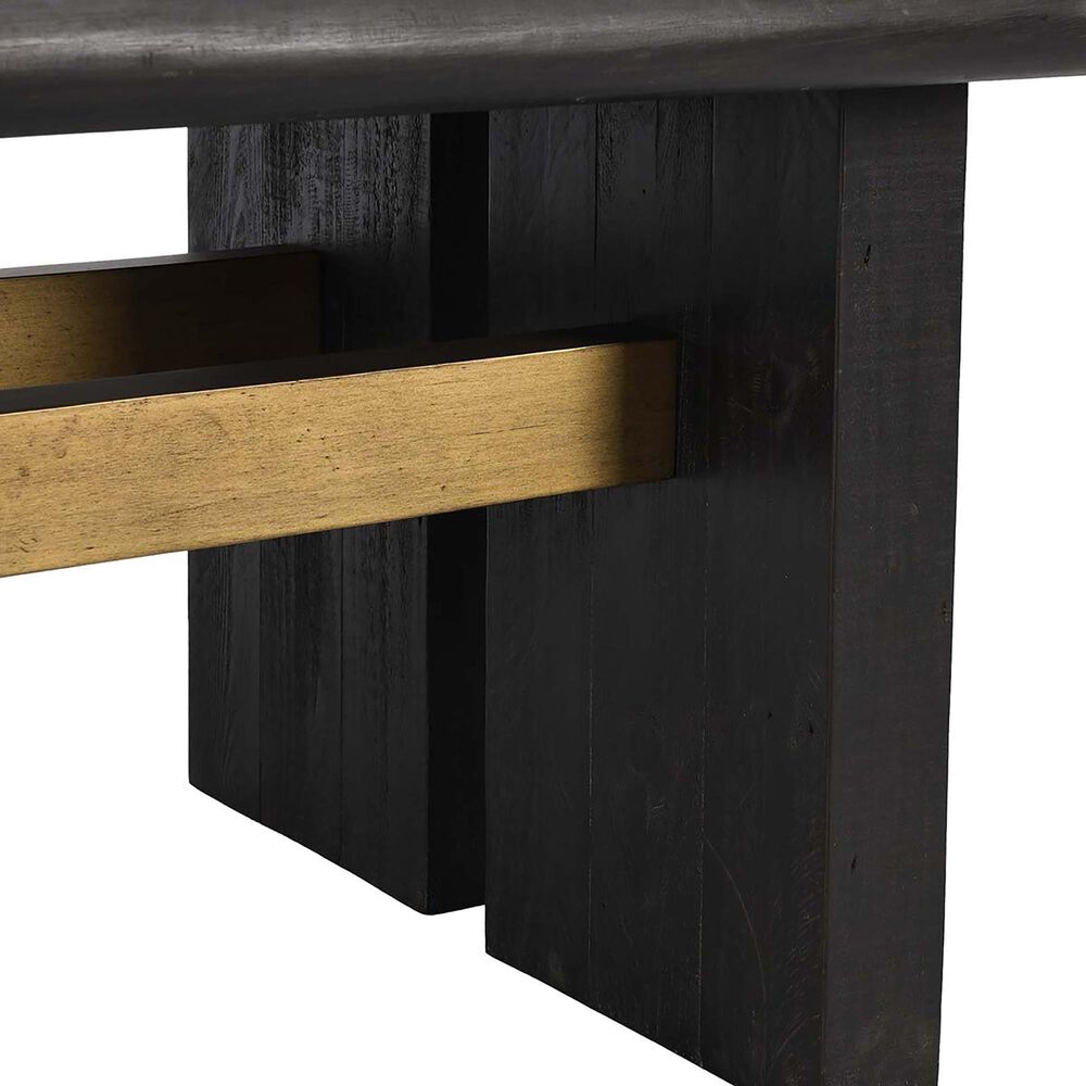 Classic Home Larson 96&quot; Dining Table in Black - Table Only, , large