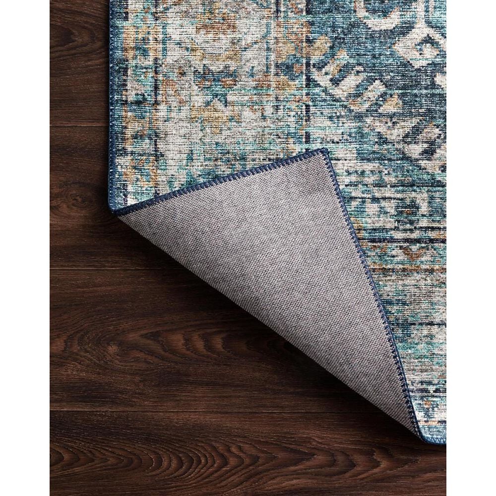 Loloi II Skye SKY-03 2&#39;3&quot; x 3&#39;9&quot; Denim and Natural Scatter Rug, , large