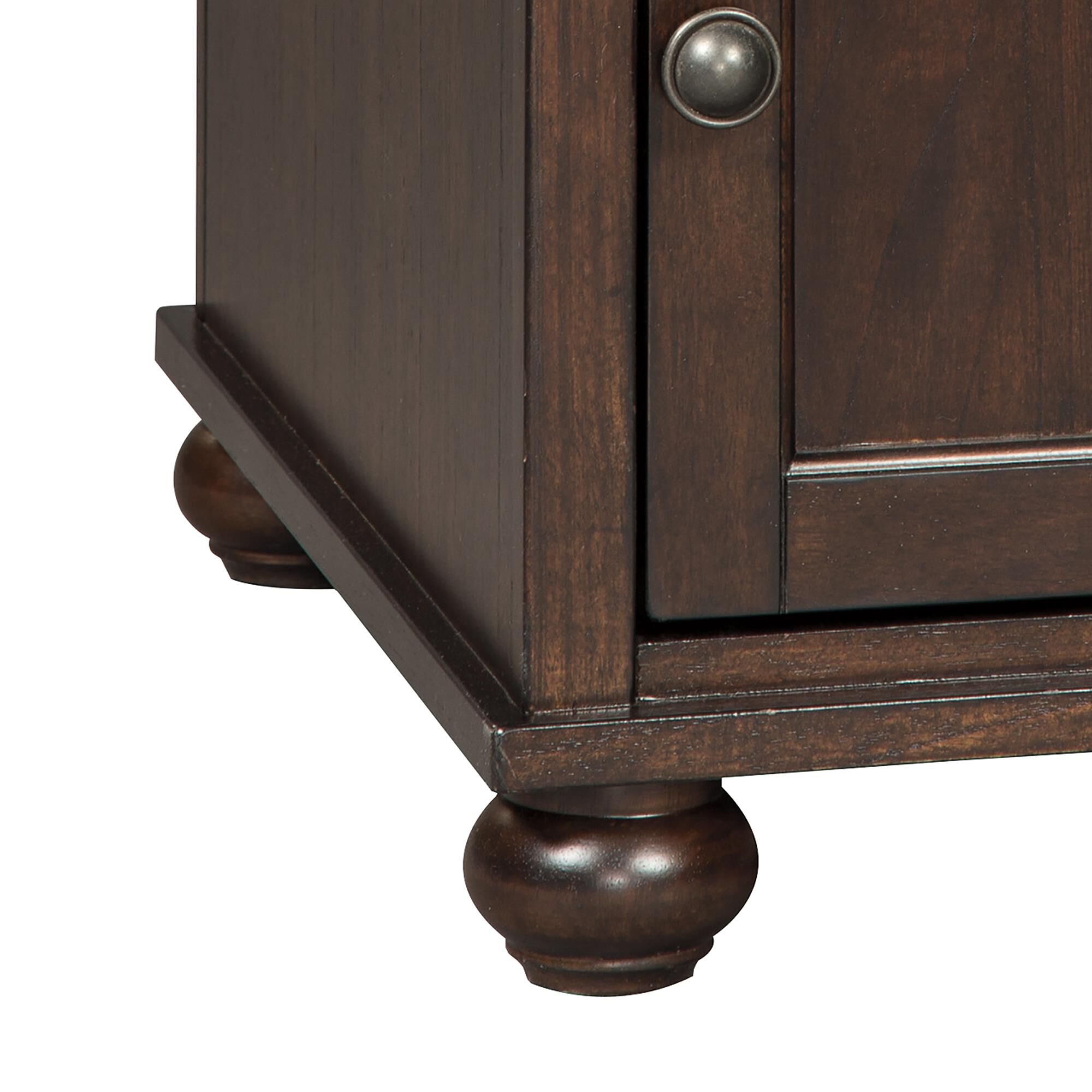 Signature Design by Ashley Barilanni Chair Side End Table in Dark