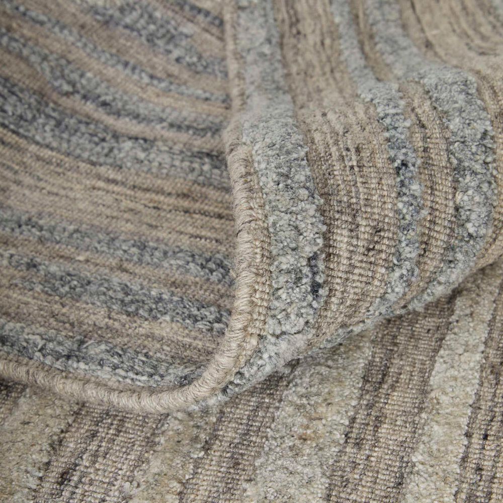 Feizy Elias 10&#39; x 14&#39; Gray, Ivory and Blue Area Rug, , large