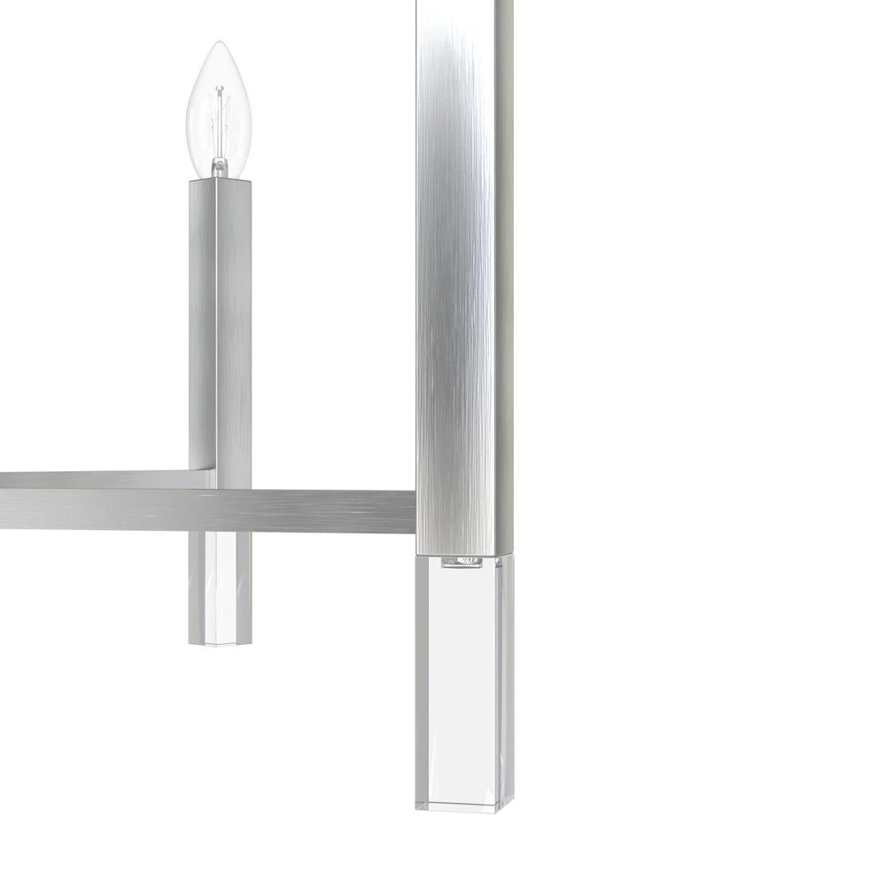 Hunter Sunjai 9-Light Chandelier in Brushed Nickel, , large