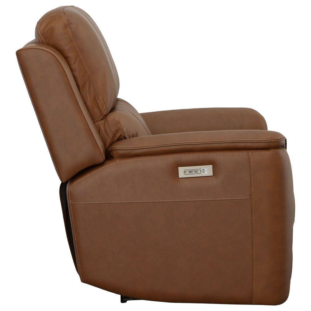 Flexsteel Henry 2-Piece Power Reclining Sofa and Recliner in Caramel Brown, , large