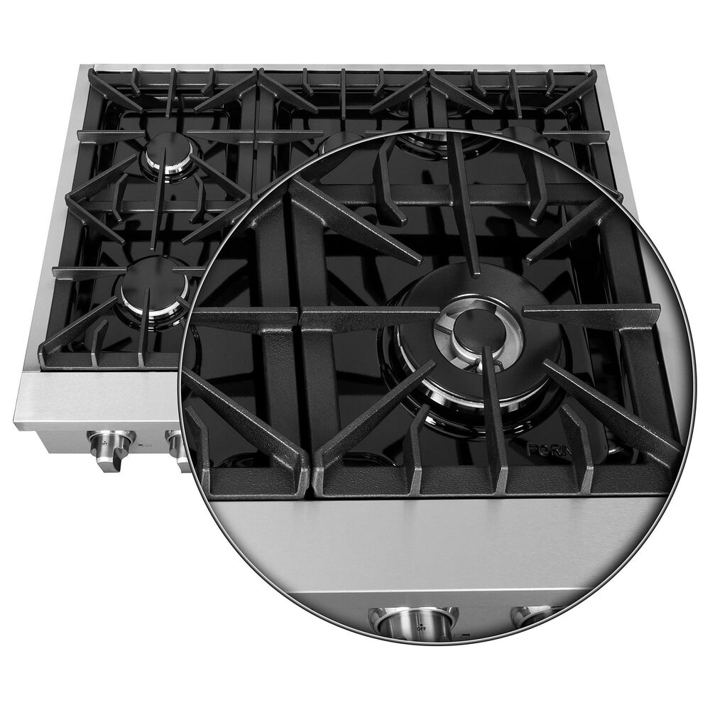 Forno Cossato Alta Qualita 48" Pro Gas Rangetop in Stainless Steel, , large