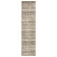 Oriental Weavers Atlas Stripe 747E0 2"3" x 8" Ivory and Gray Runner, , large
