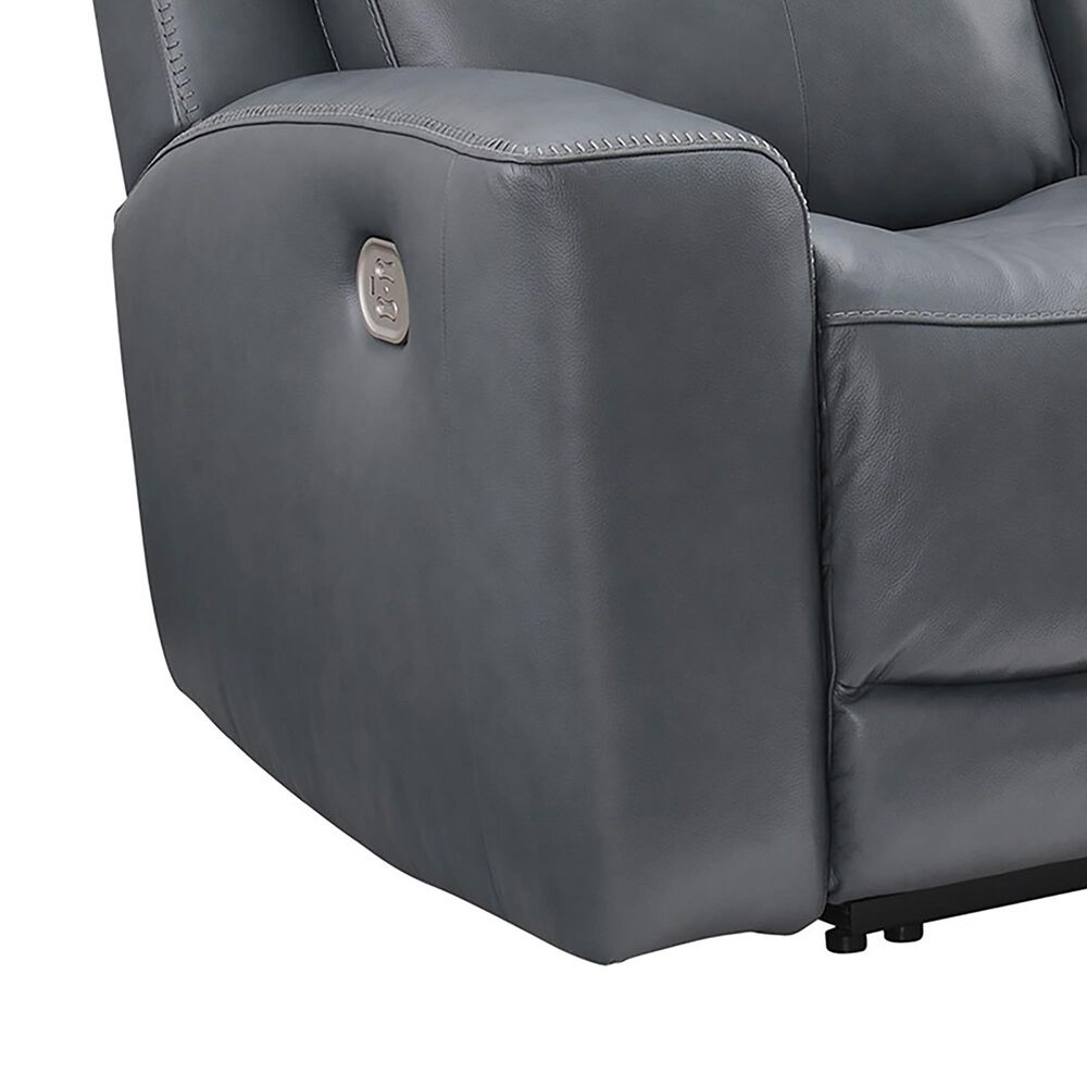 Ashley Mindanao Power Reclining Sofa in Steel, , large