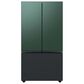 Samsung Bespoke Bespoke 3-Door French Door Refrigerator Bottom Panel in Matte Black Steel, , large