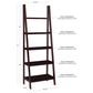 Linon Home Decor Acadia 5-Shelf Ladder Bookcase in Espresso, , large