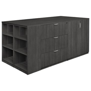 Regency Global Sourcing Legacy 5-Piece Stand Up Office Set in Ash Grey, , large