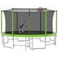 HOMLUX 15" Outdoor Trampoline Sports in Green, , large