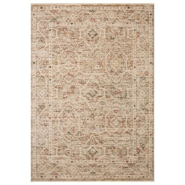 Loloi Clarisse Natural and Multicolor 11"6" x 15"7" Area Rug, , large