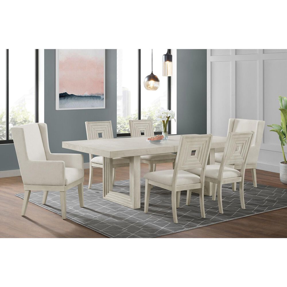 Mayberry Hill Avalanche Arm Chair in Antique White, , large
