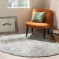 Safavieh Natura NAT712B 6" Round Ivory and Blue Area Rug, , large