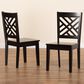 Baxton Studio Caron Side Chair in Dark Brown (Set of 2), , large