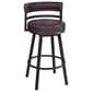 Blue River Titana 30" Swivel Barstool with Brown Cushion in Auburn Bay, , large