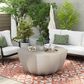 Hearth and Haven Outdoor Waterproof Coffee Table in White, , large