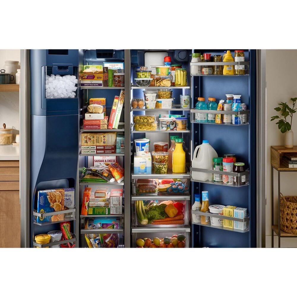 Maytag 28.7 Cu. Ft. Wide Full-Depth Side-by-Side Refrigerator in Fingerprint Resistant Stainless, , large