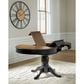Ashley Clorazi 5-Piece Oval Dining Set in Black and Brown, , large