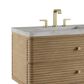 James Martin Allamari 72" Double Bathroom Vanity in Dune Mist with 3 cm Victorian Silver Top, Rectangular Sinks and FreePower Wireless Charger, , large