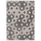Central Oriental Clearwater Azar 7"10" x 9"10" Oyster and Dove Area Rug, , large