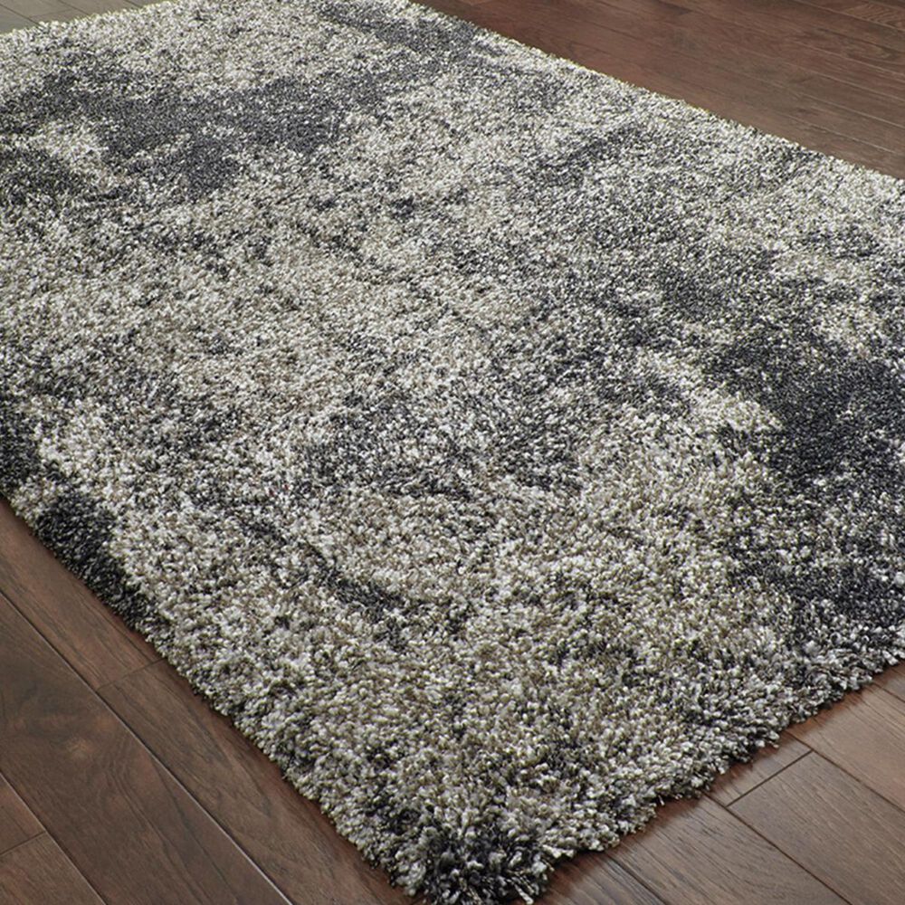 Oriental Weavers Henderson 5503Z 9&#39;10&quot; x 12&#39;10&quot; Grey and Charcoal Area Rug, , large