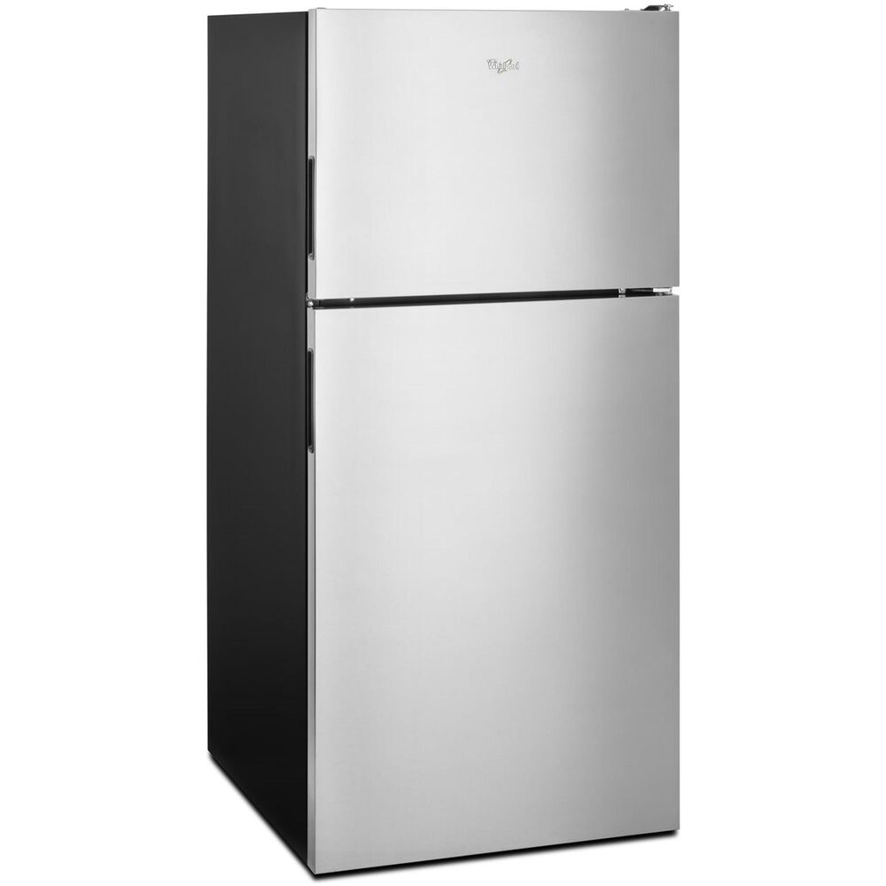 Whirlpool 30&quot; Wide 18 Cu. Ft. Top Freezer Refrigerator in Stainless Steel, , large