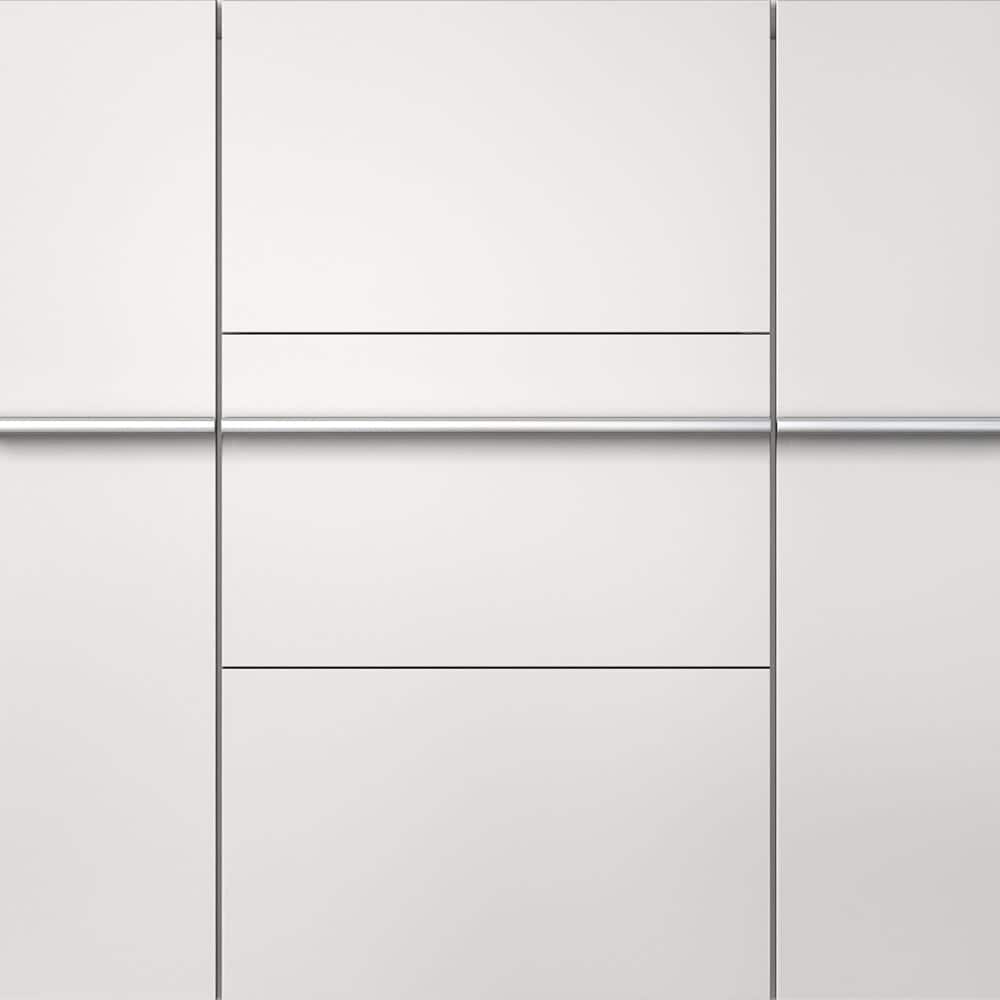Lexora Home Lafarre 48&quot; Double Bathroom Vanity in White with 2 cm White Cultured Marble Top and Rectangular Sinks, , large