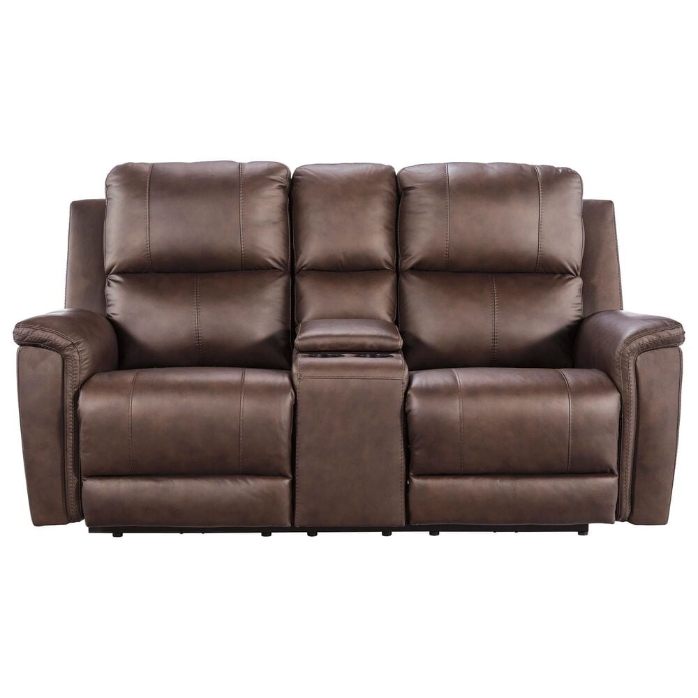 Ashley Bleckley Power Reclining Loveseat in Espresso, , large
